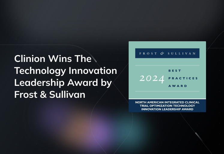 clinion wins frost and sullivan award