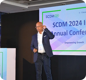 Manuj vangipurapu session at SCDM 2024